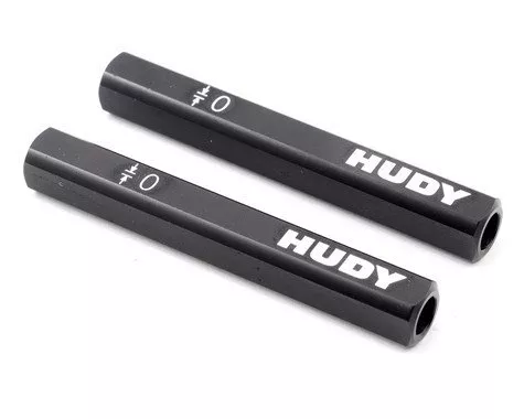 HUD107702Chassis Droop Gauge Blocks 10mm 1/10 (Hudy)