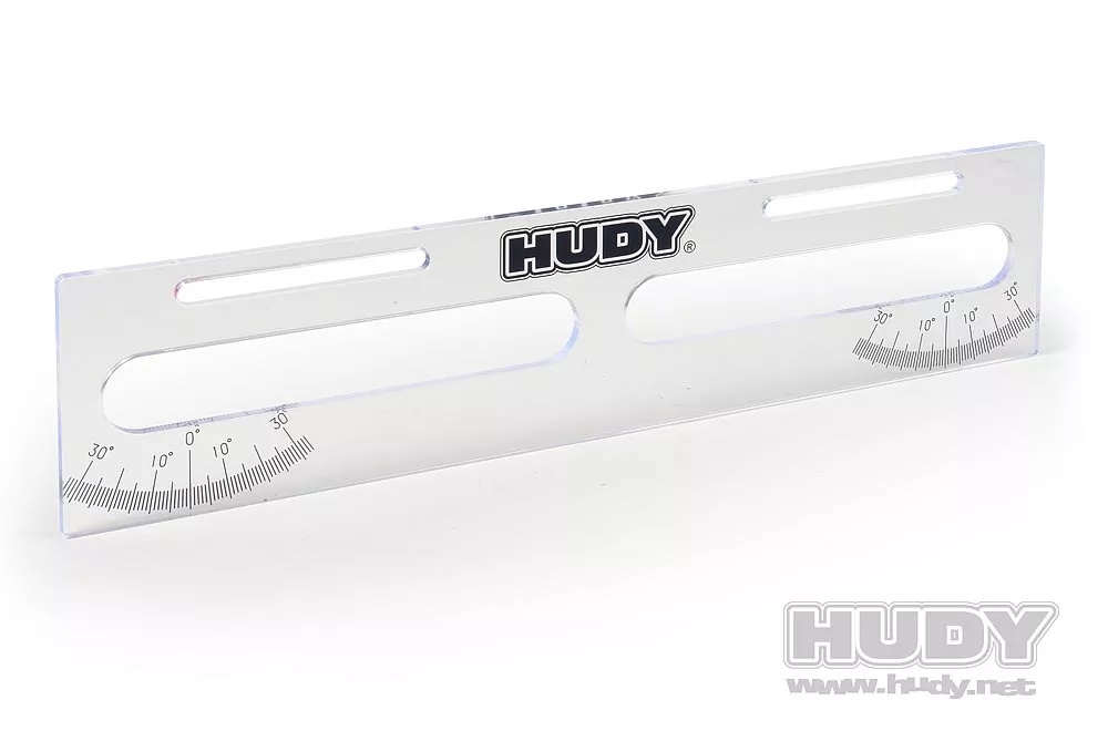 HUD108041Upside Measure Plate For 1/8 On-Road – V2 (Hudy)