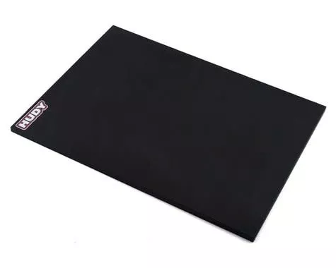 HUD108305Hudy 1/10 & 1/12 On-Road Flat Set-Up Board (Lightweight) (Black) (292x425mm) (Hudy)