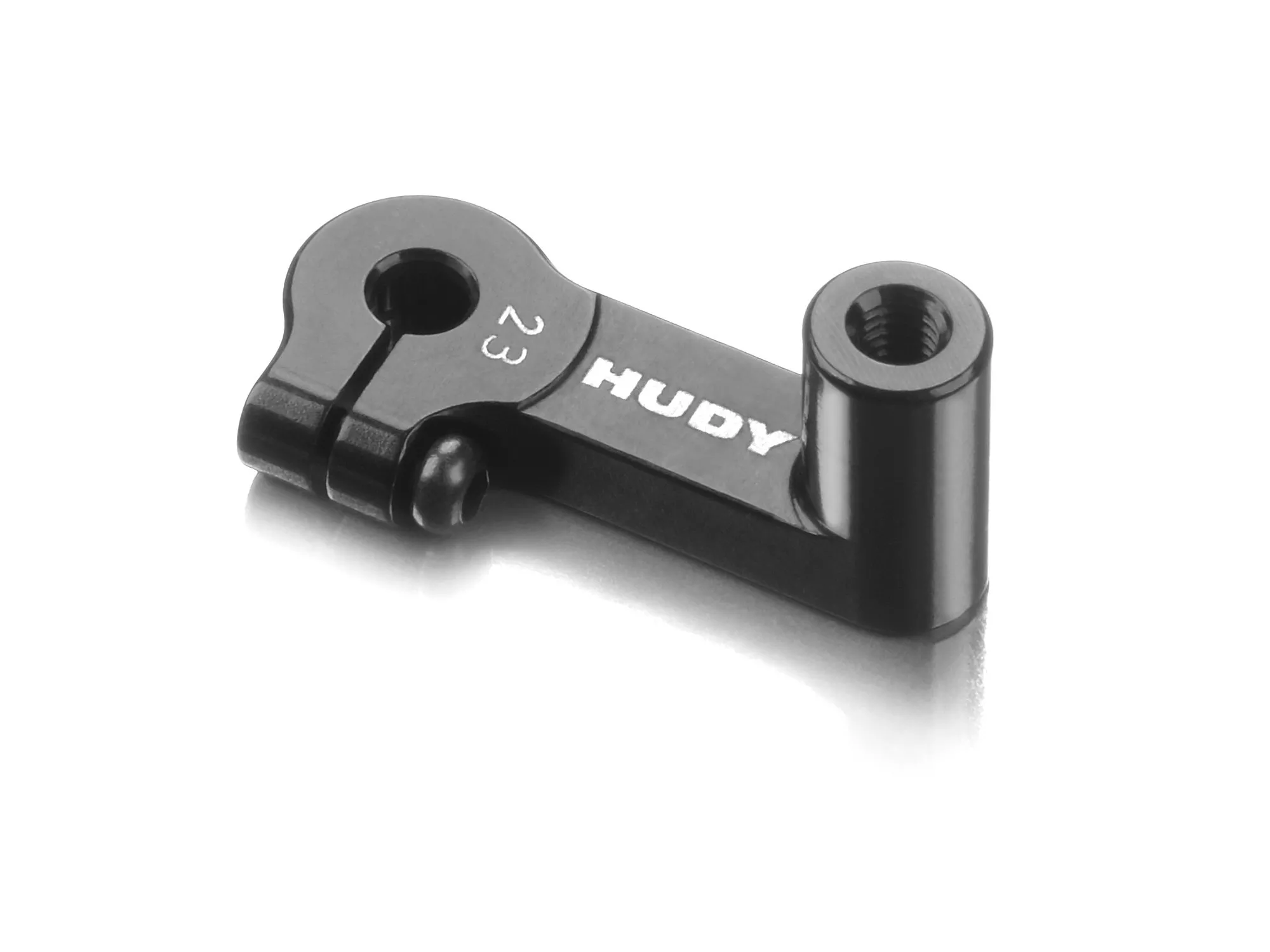 HUD293421 Alu Clamp Steering 23TServo Horn – Extended 8mm – KO, Sanwa (Hudy)