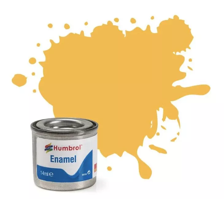 # Humbrol No. 24 14 ml tinlet enamel matt trainer yellow