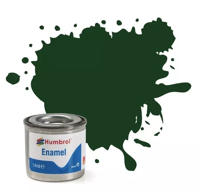 # Humbrol No.3 Brunswick Green 14ml Gloss Enamel Tinlet
