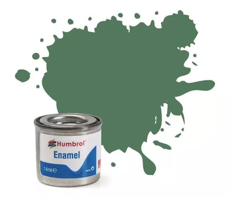 # Humbrol Number 101 Mid Green Matt Enamel 14mls tinlet