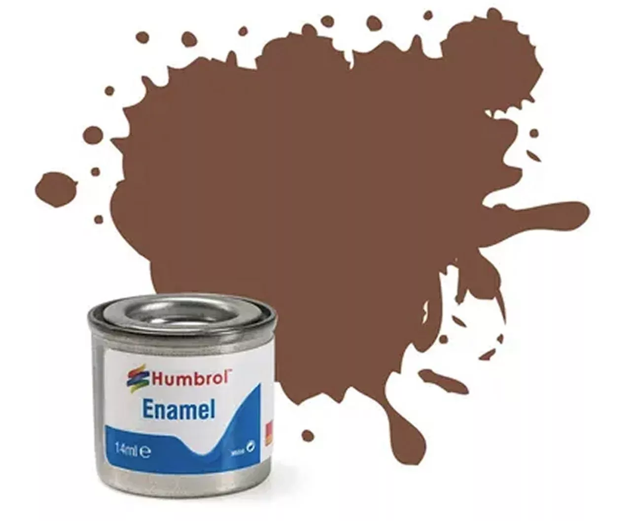 # Humbrol Number 186 14 ml tinlet enamel brown matt