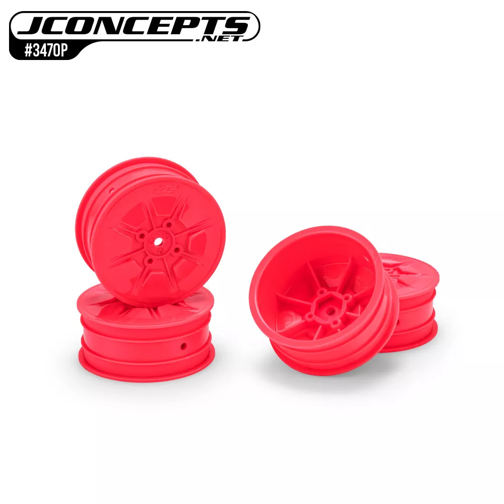 JCO3470PPink Pioneer 2.24WD Front Wheels (4) (22X-4, XB4, B74.1) w/12mm Hex (J Concepts)