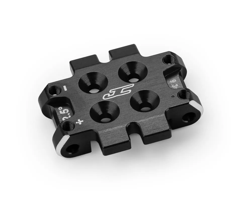 JCO5184-2 Black Front Bulkhead 2.5 Degree (9.3g), Aluminum for B7 (J Concepts)