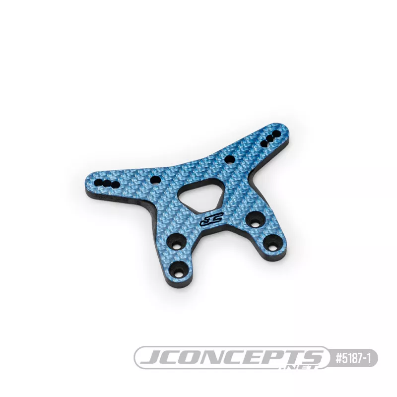 JCO5187-1Black B7 Carbon Fiber Front Shock Tower (J Concepts)