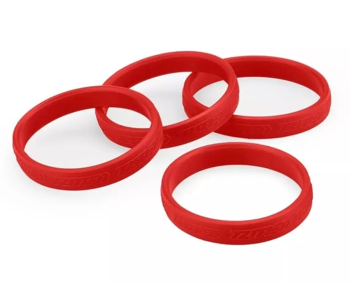 JCO8135RM2 Red Hot Tire Bands, Red, for 1/10th and 1/8th Off-road Tires (J Concepts)