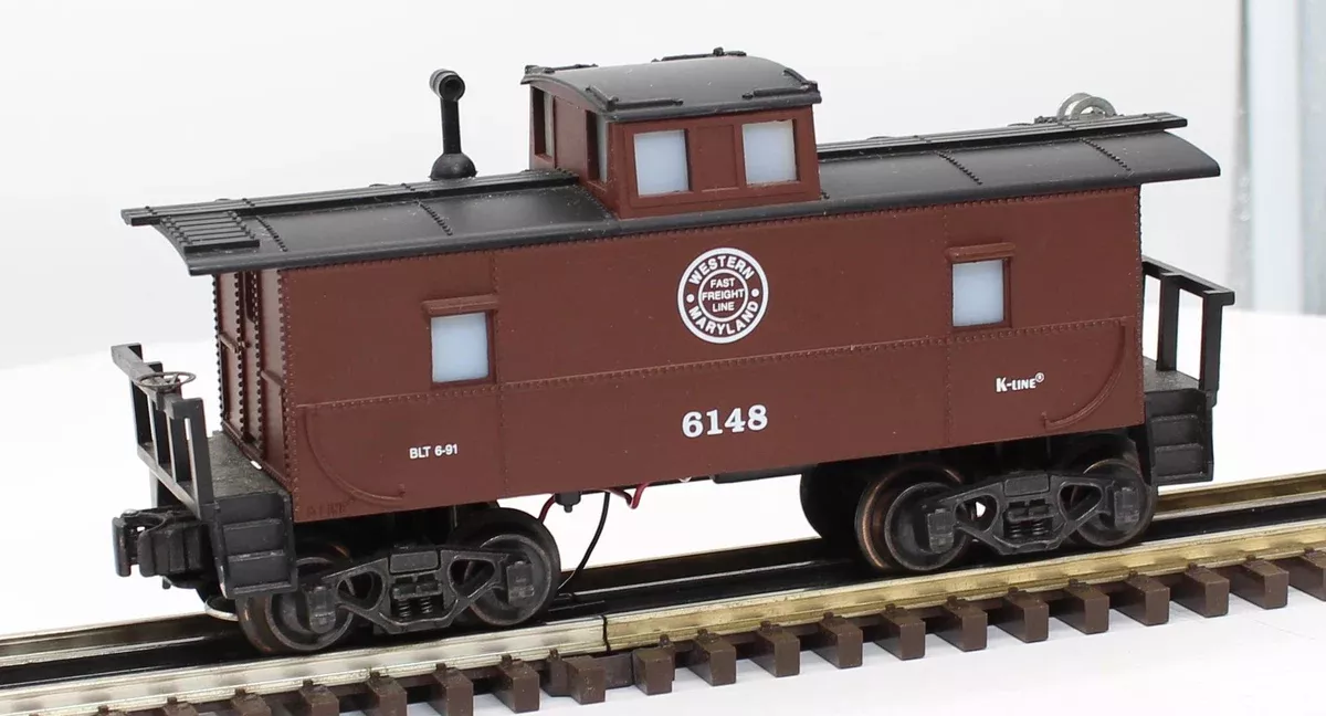 K-Line K-6148 Western Maryland Caboose #6148 O SCALE Used