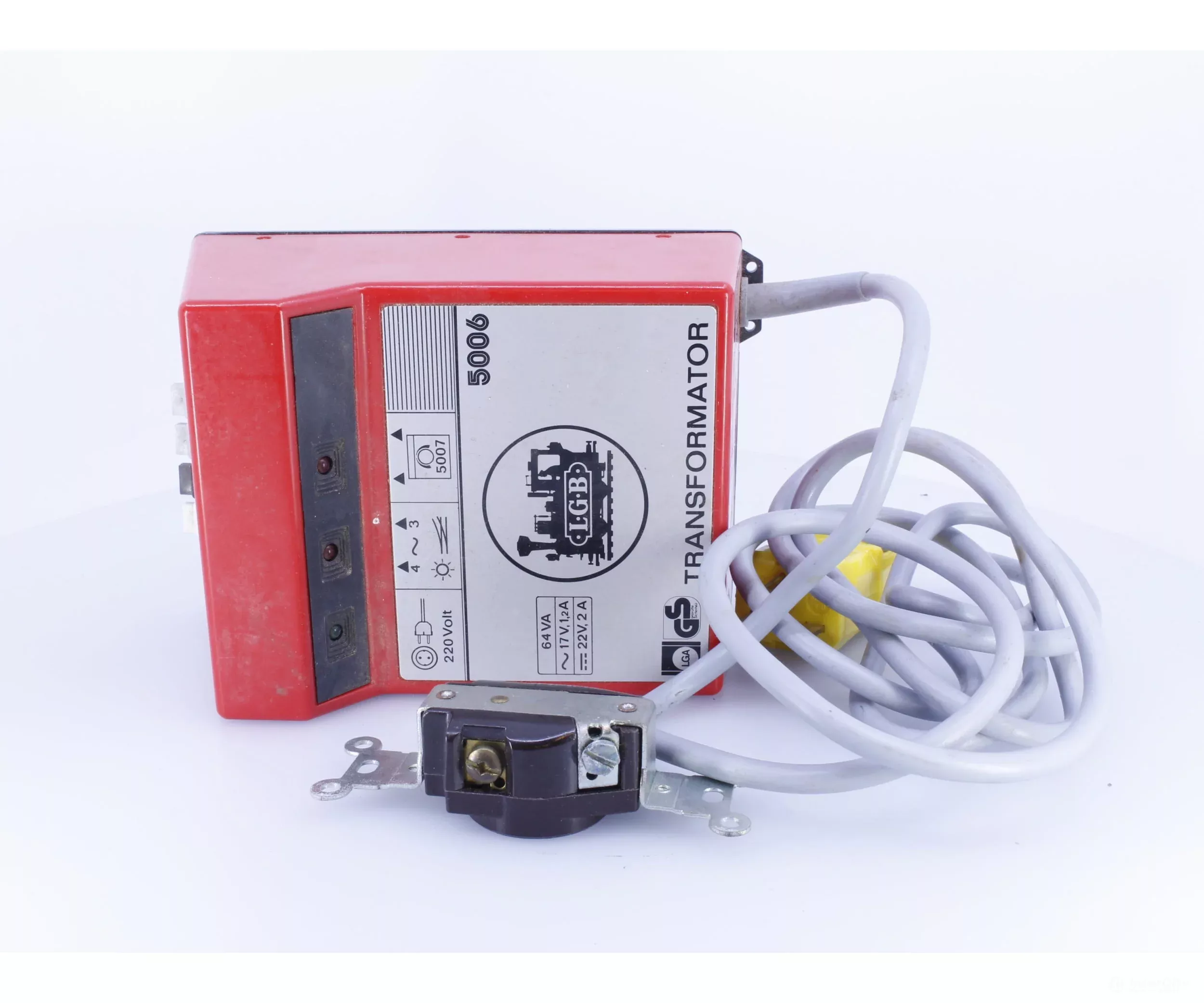 LGB 5006 G 220V Transformer 64VA 22 VDC 2A, 17 VAC 1.2A (2nd Hand)