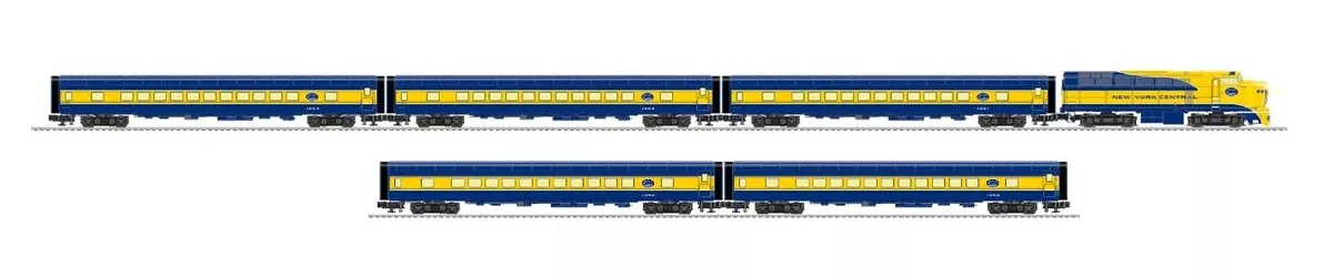 Lionel 2122020 New York Central NYC Xplorer LEGACY and 2127010 Coach 2-Pack (Set of 2) O Scale NEW