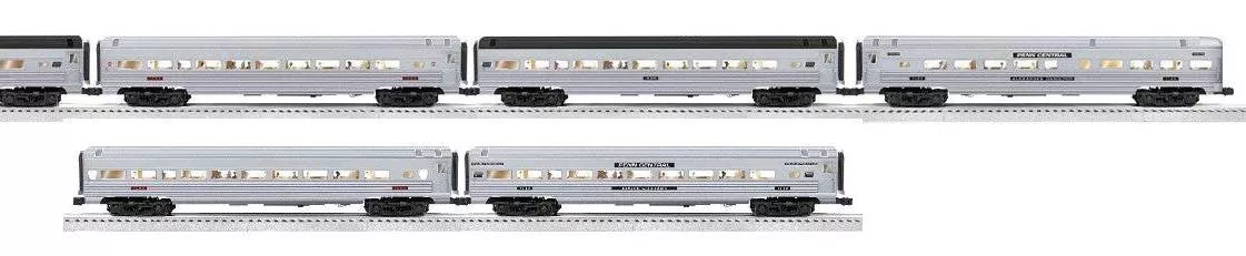 Lionel 2527130 Penn Central 4 Pack Passenger Cars Congressional AND 2527140Coach (Set of 2) limited O Scale NEW