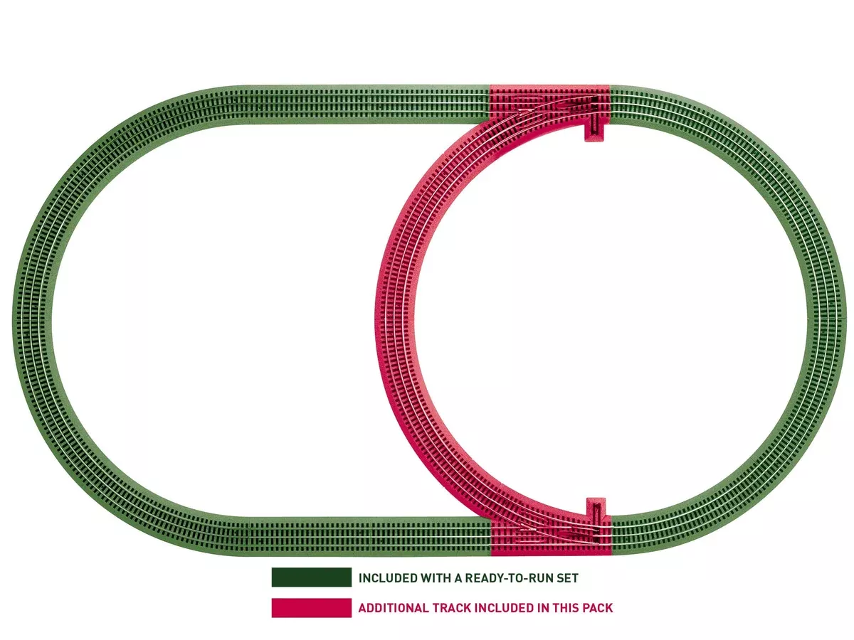 Lionel 6-12028 Inner Passing Loop FasTrack Track Pack Limited O SCALE NEW