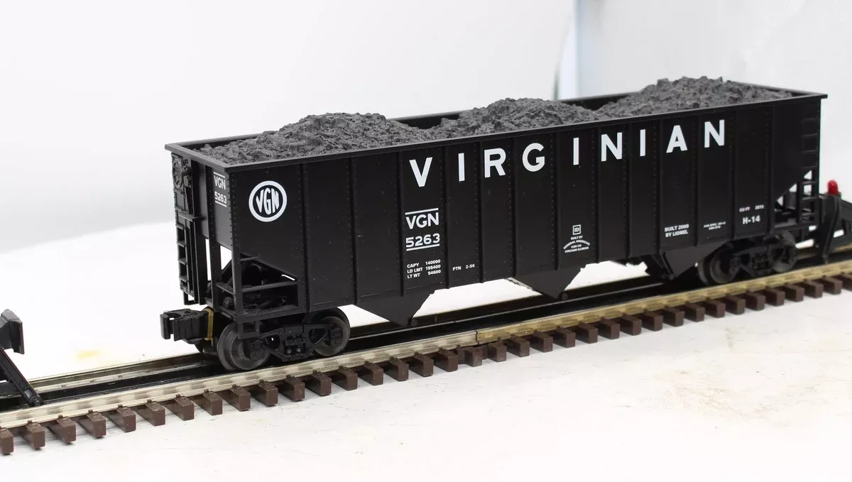 Lionel 6-17140 Virginian Hopper 6 Car Set O SCALE Like New
