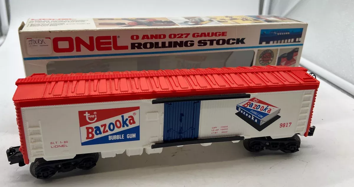 Lionel 6-9817 Bazooka Bubble gum reefer O SCALE Used Excellent