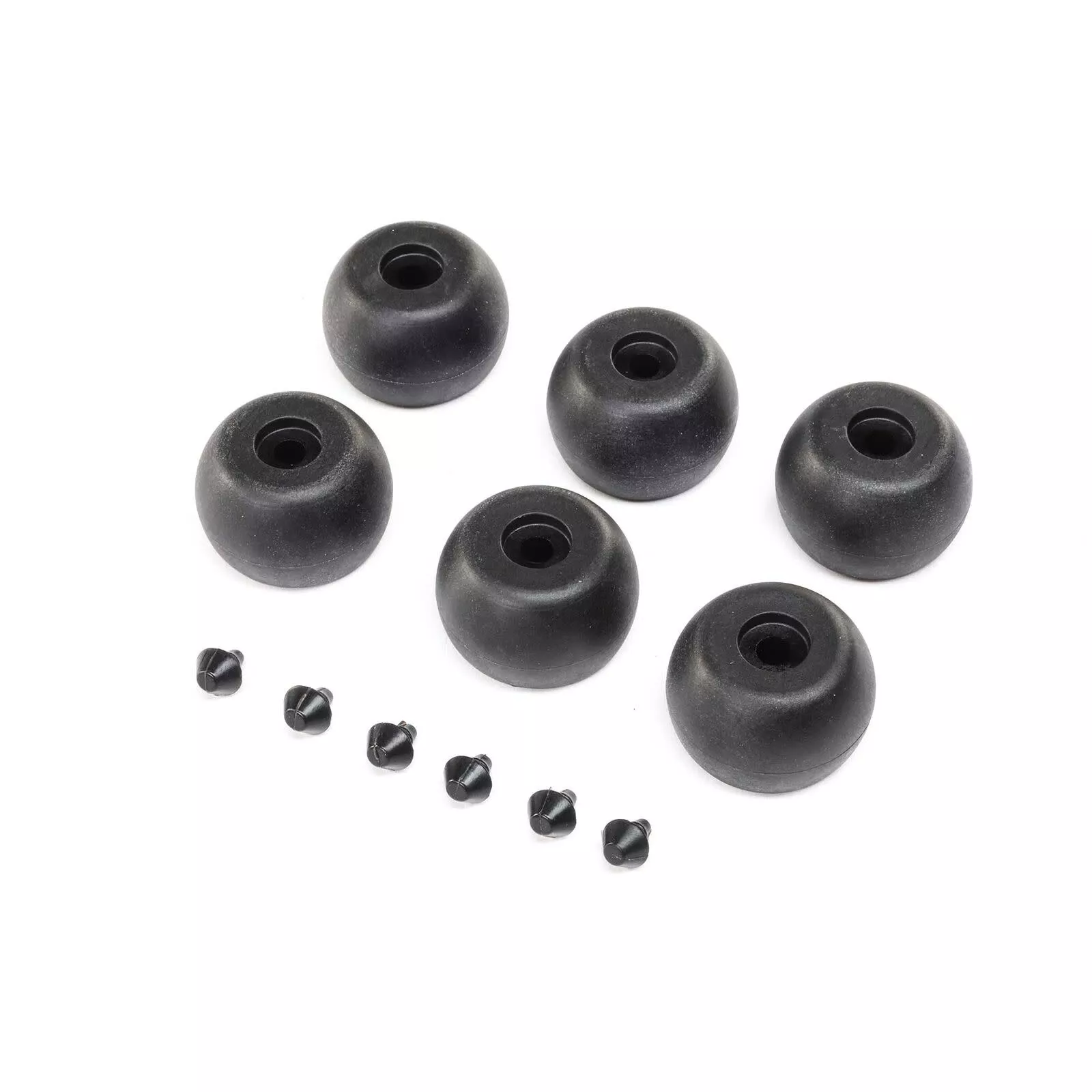LOS264003Lean Bar Wheels & Stops (6): Promoto-MX (TLR / Team Losi)