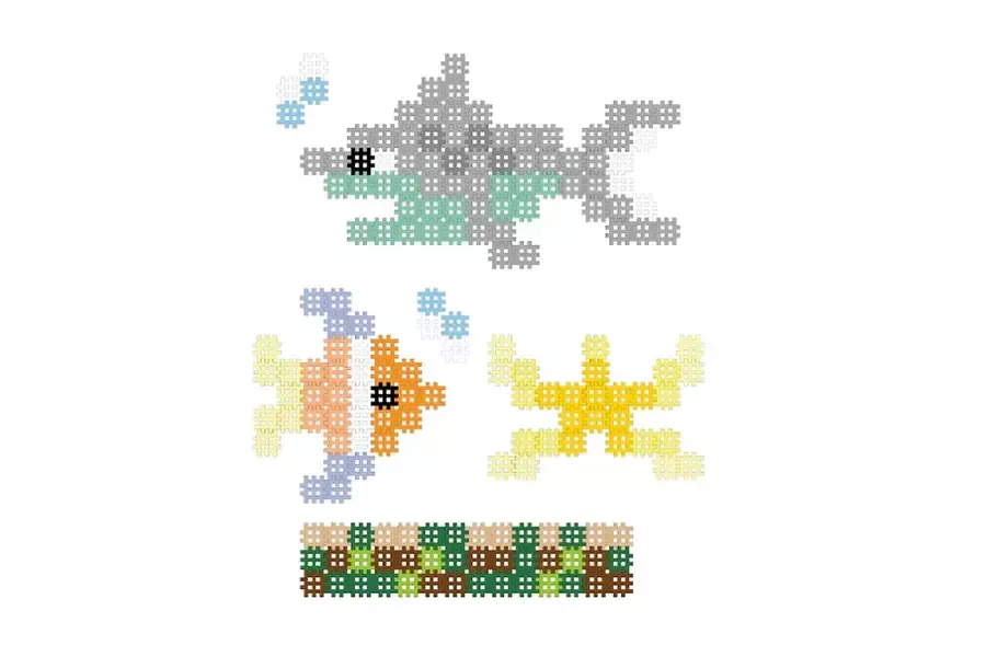 Marioinex Micro Waffle - Sea Set - 230 Pieces