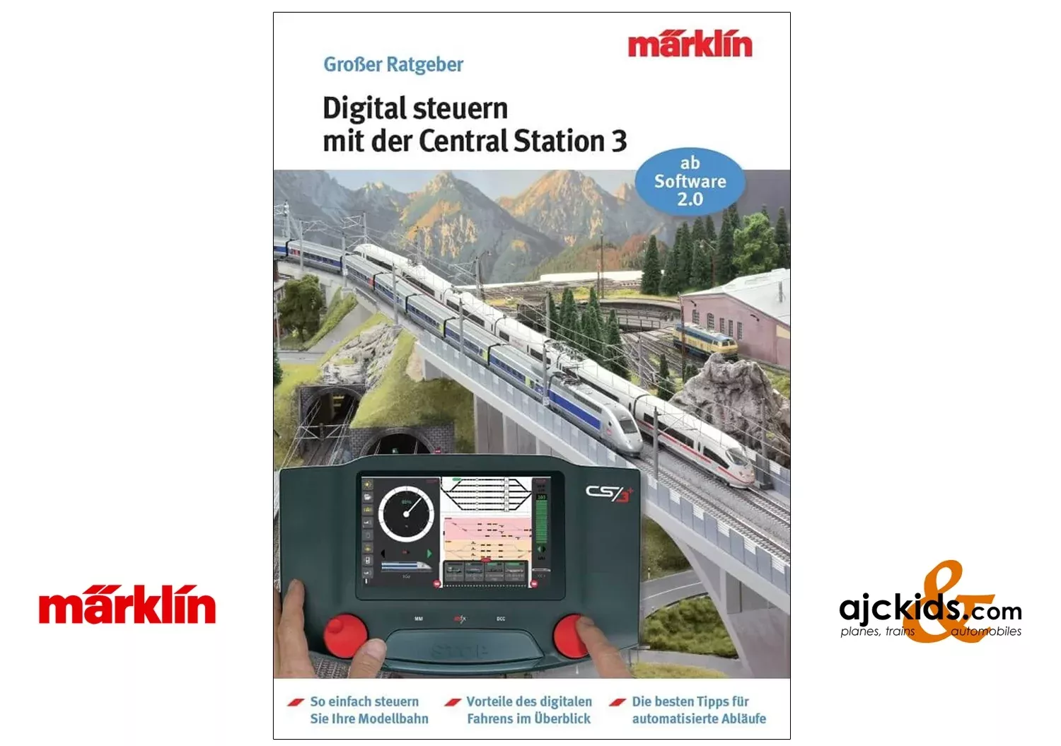 Marklin 03083 – Digital Control with the Märklin Central Station 3 (German)