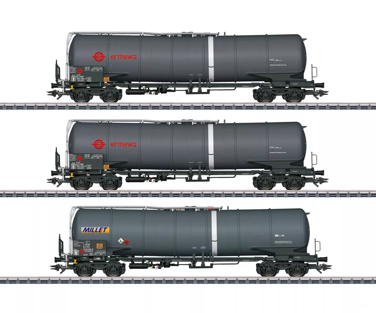 Marklin 47551 HO Type Zacns Tank Car Set