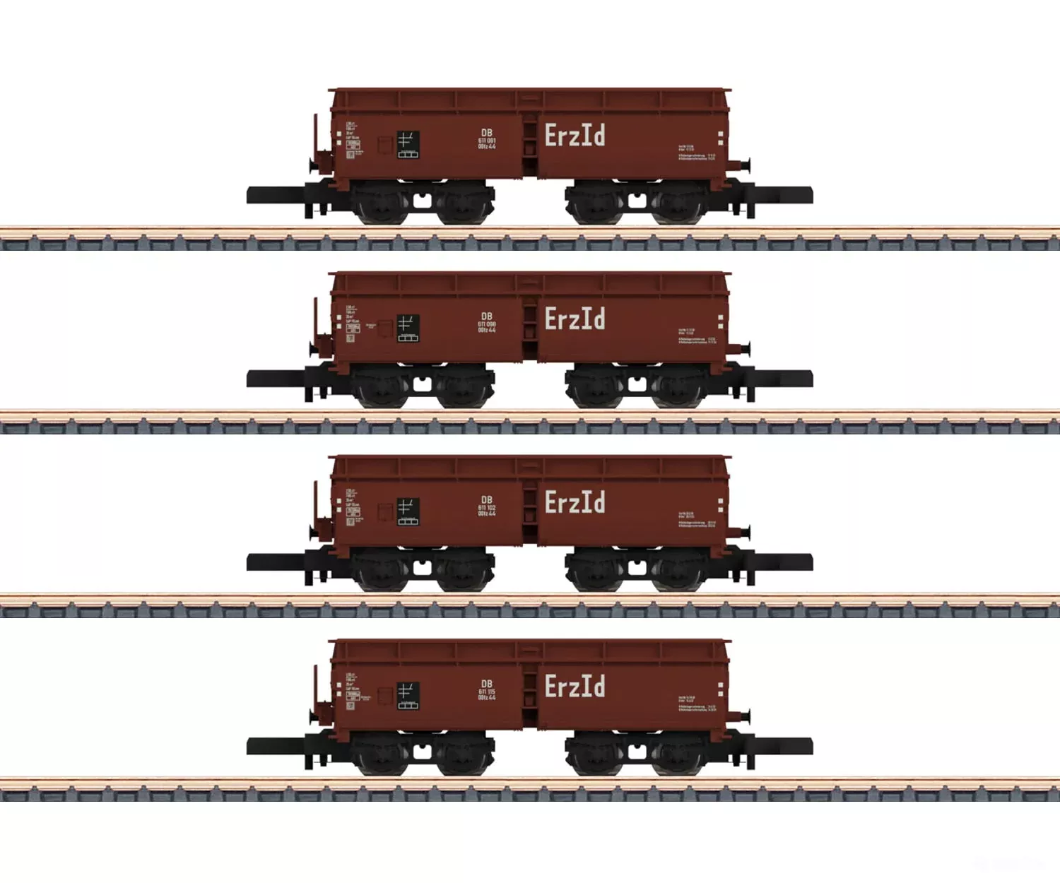 Marklin 82710 Z DB Type OOtz 44 Hopper Car Set
