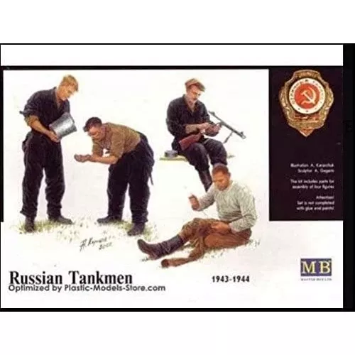 Master Box 03535 1/35 Soviet Tankmen 1943-1944