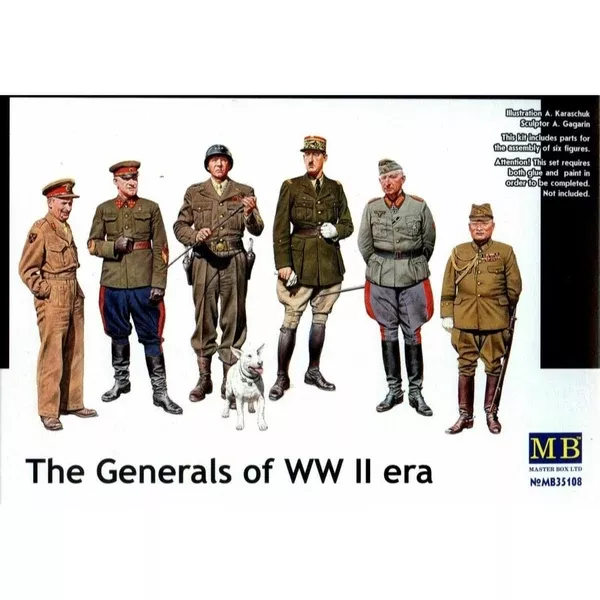 Master Box 35108 1/35 Generals of WWII