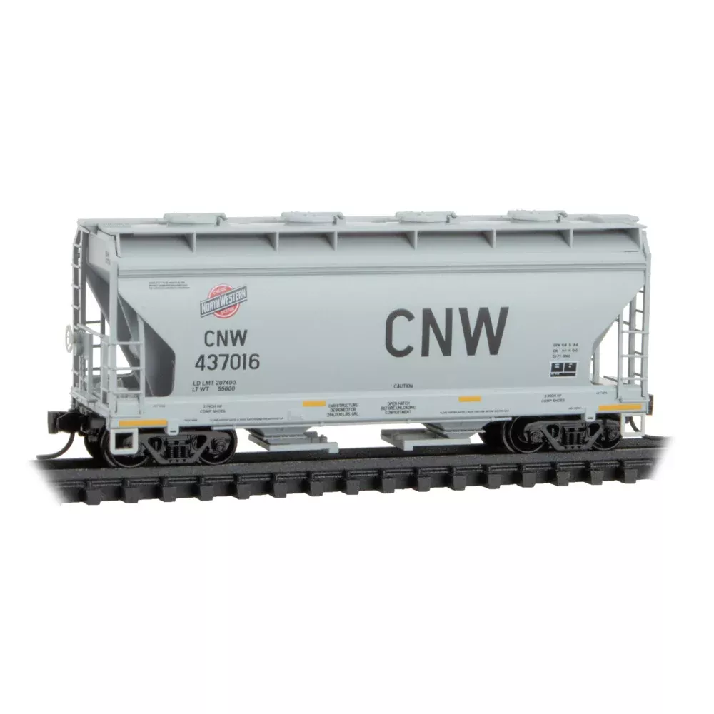 Micro-Trains N 092 00 601 2-Bay Hopper, Union Pacific #437016