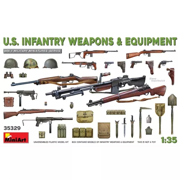 MiniArt 35329 1/35 U.S. Infantry Weapons and Equipment