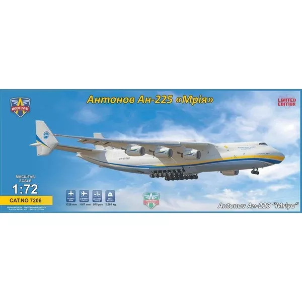 Modelsvit 1/72 7206 Antonov An-225 Mriya