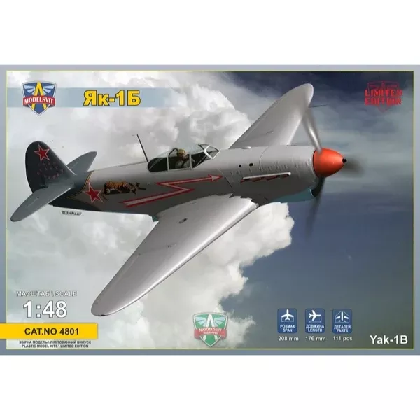 Modelsvit 4801 1/48 Yak-1B Soviet Fighter