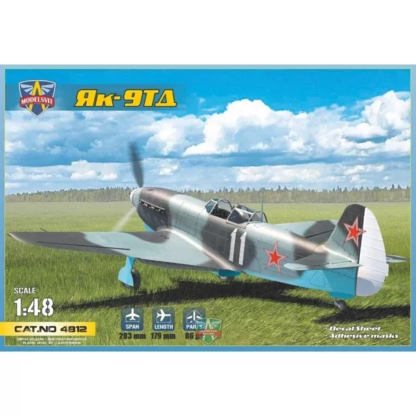 Modelsvit 4812 1/48 Yak-9 TD Soviet WWII Fighter