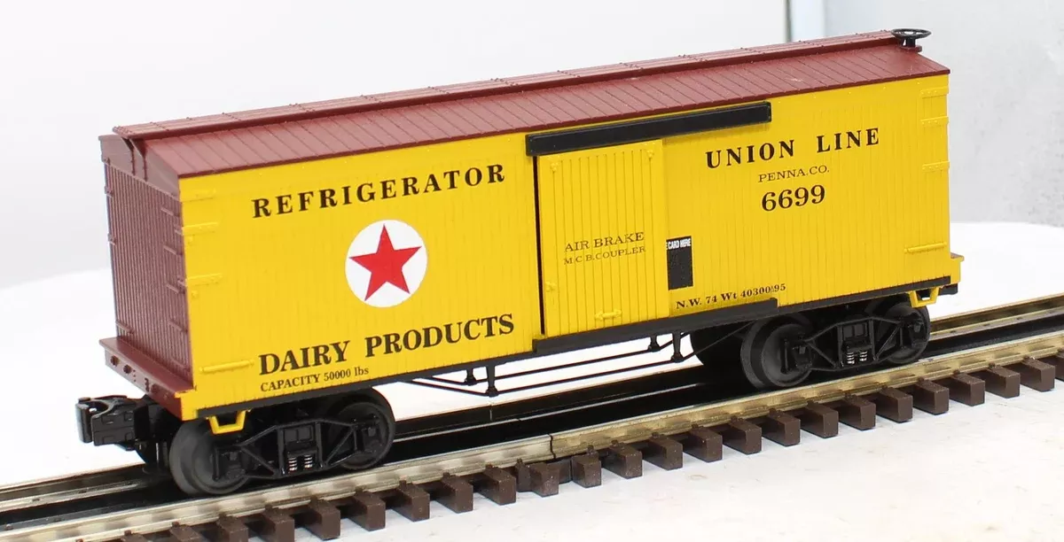MTH Railking 30-7493 Pennsylvania Union Line 34′ Box Car – 19th Century O SCALE Like New