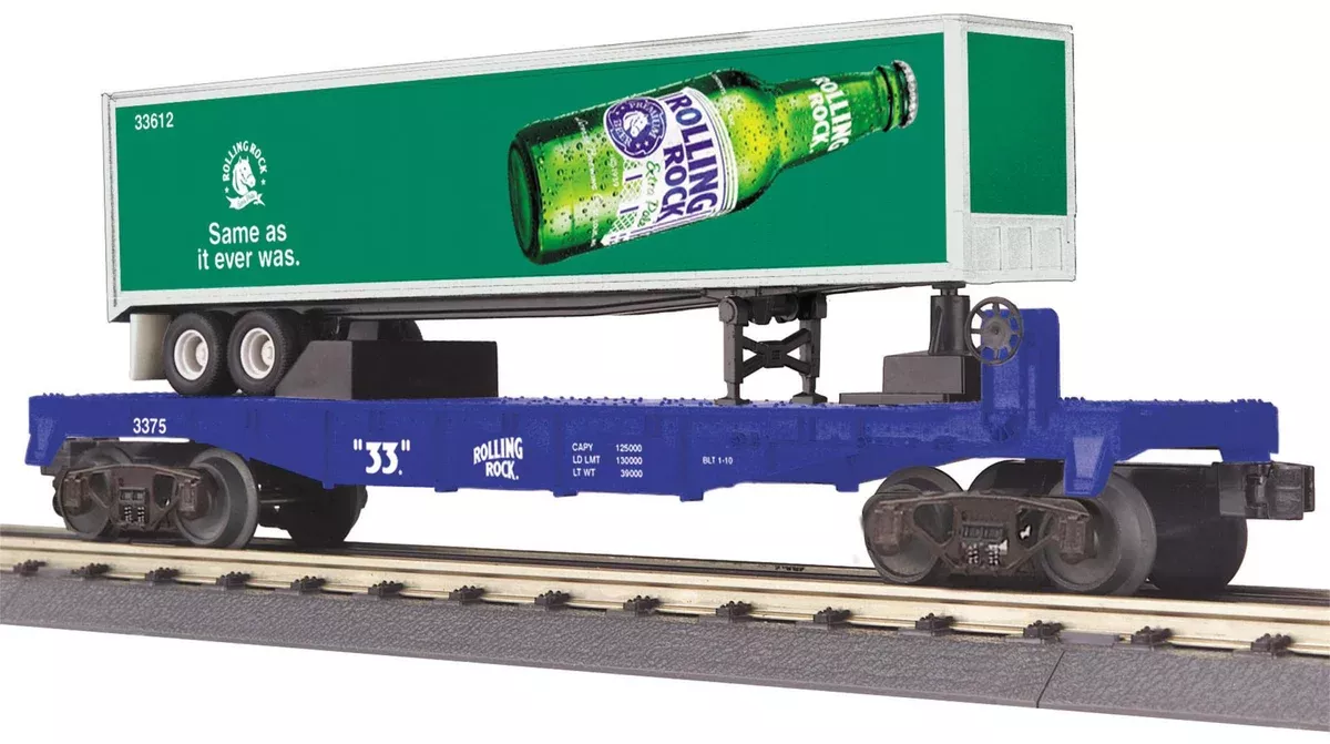 MTH Railking 30-76375 Rolling Rock AB - Rolling Rock O SCALE Like New