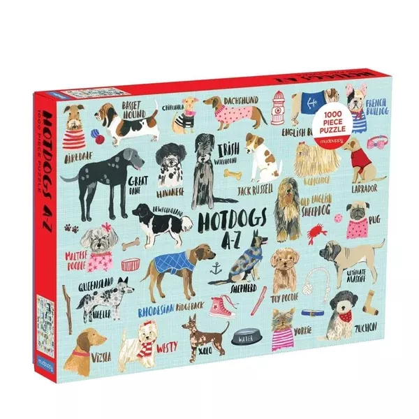 Mudpuppy Hot Dogs 1000pc Jigsaw Puzzle