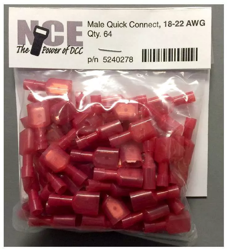 NCE 0278 HO Male Quick Connection Red Package (64)