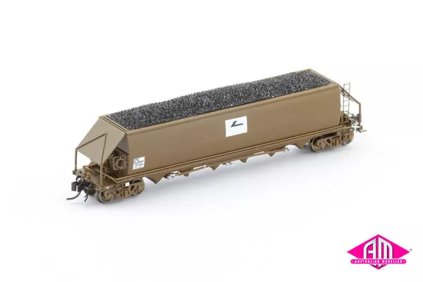 NHVF Coal Hopper, Public Transport Commission Wagon Grime with Faded L7 - Single Wagon NNCH-26 (N Scale)