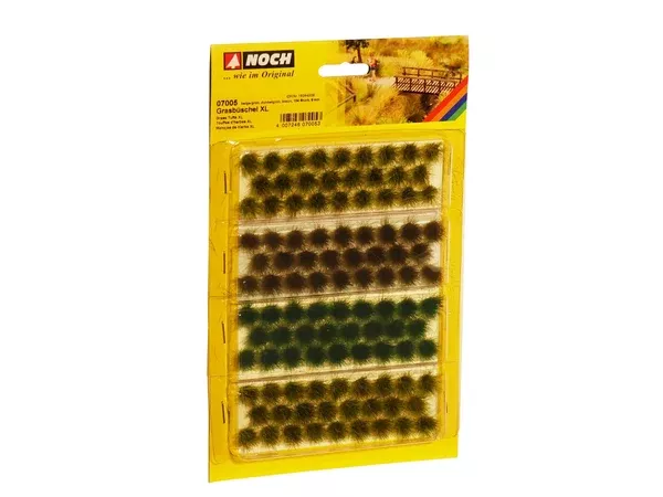 Noch 07005 – Grass Tufts XL – Assorted Colours (104pc)