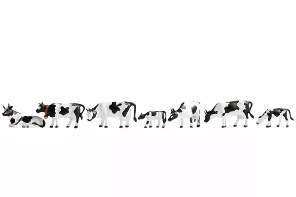 Noch 15721 – Cows – Black/White (HO Scale)
