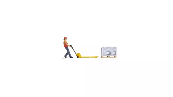 Noch 16525 - Tiny Scenes - Warehousing (HO Scale)