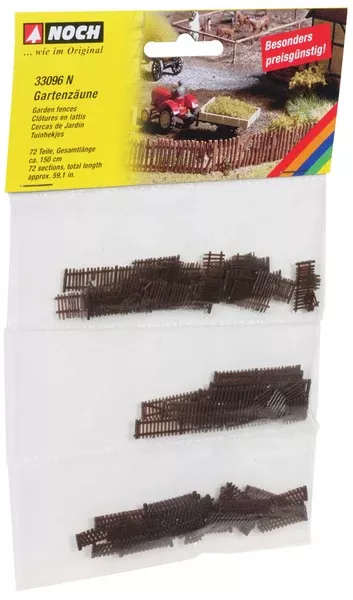 Noch 33096 - Garden Fences (N Scale)