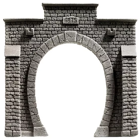 Noch 34851 - Tunnel Portal - Single Track (7.9 x 7.6cm) (N Scale)