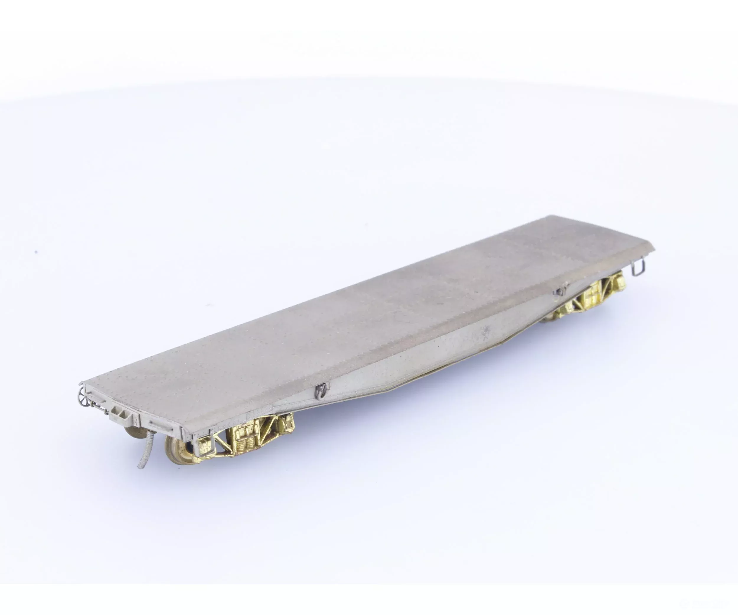 Northwest Short Line 60TCMC HO Brass 60 Ton Capacity Moving Car (Donkey Flat Car) (2nd Hand)