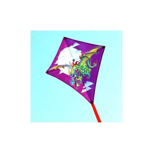 Ocean Breeze Dragon Diamond Single String Kite