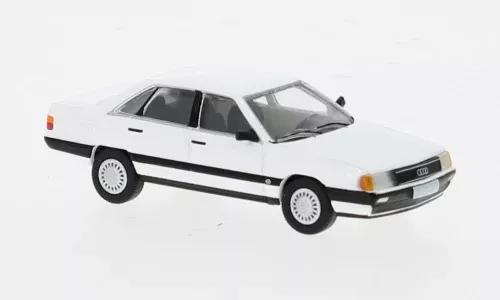 PCX870436 - Audi 100 C3 - White 1982 (HO Scale)