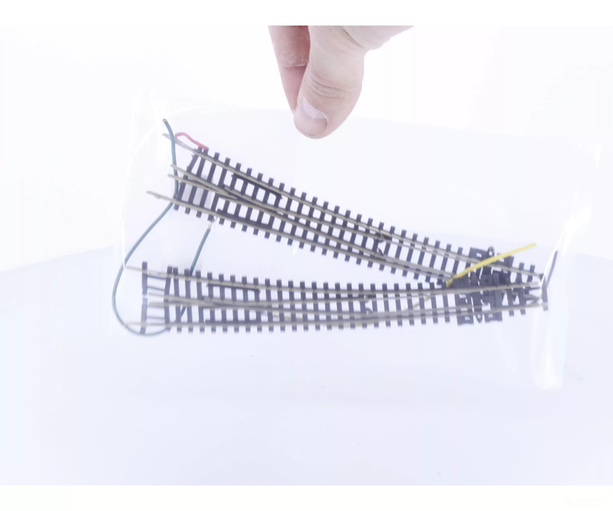 Peco MISCTRK N Code 55 2x Long Curved Right Turnouts (2nd Hand)