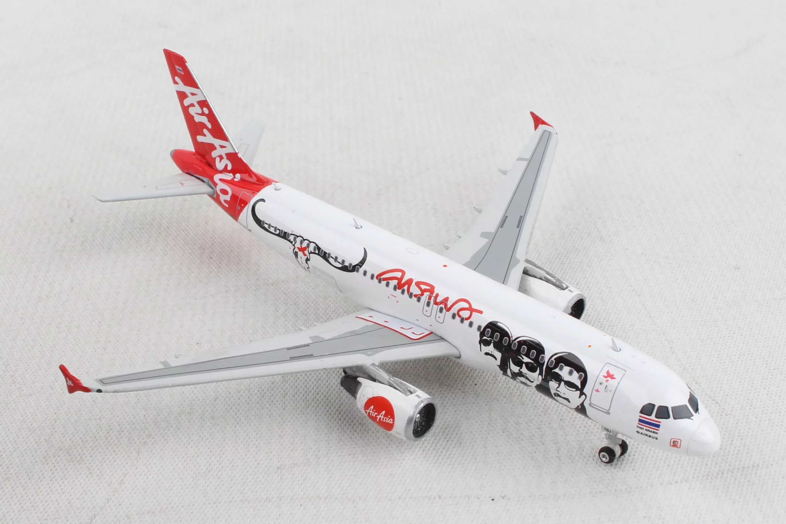 Phoenix Diecast PH1872 Thai Air Asia A320 1/400 Reg#Hs-Abj Carabao Concert