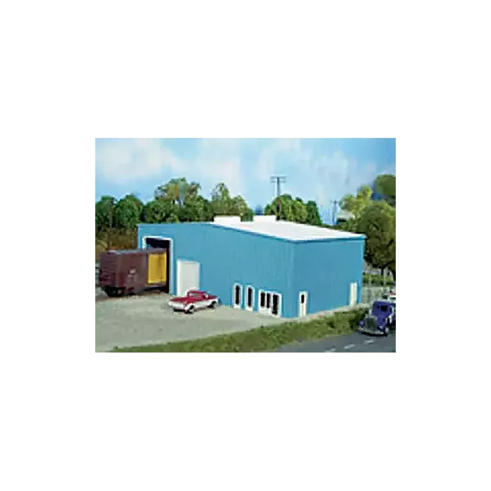 Pikestuff 10 HO Scale Distribution Center — Kit – 9-5/8 x 5-1/2″24.5 x 14cm