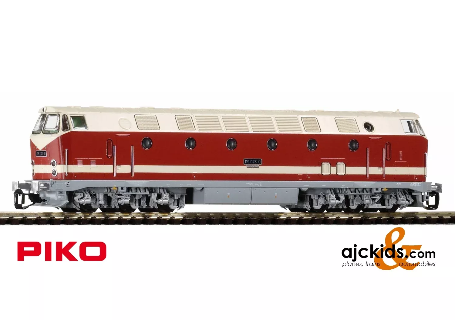 Piko 47347 – TT-Diesel Locomotive BR 119 Spitzenlicht oben DR IV + DSS 8pol.