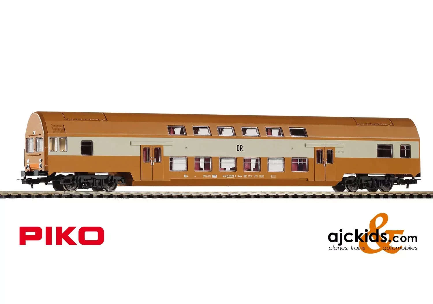 Piko 57623 – Bi-Level Cab Car DR IV Brown
