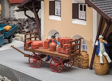 Pola 331610 G Scale Wood Luggage Cart – Kit